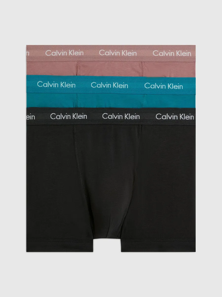 

Calvin Klein Underwear Трусы "TRUNK 3PK" (3 шт. в упаковке), с логотипом, черный