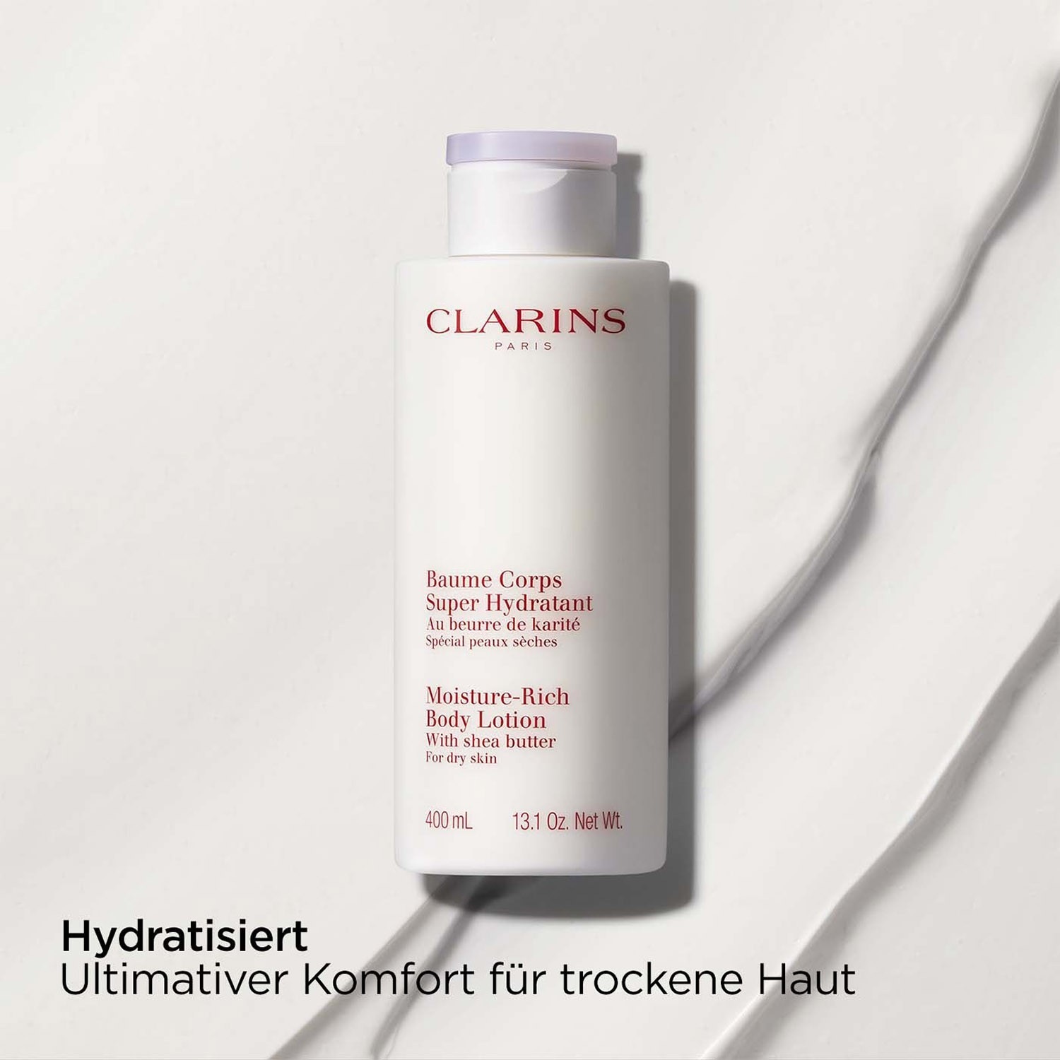 Лосьон для тела baume corps super hydratant xl Clarins, объем 400 мл — фото 3