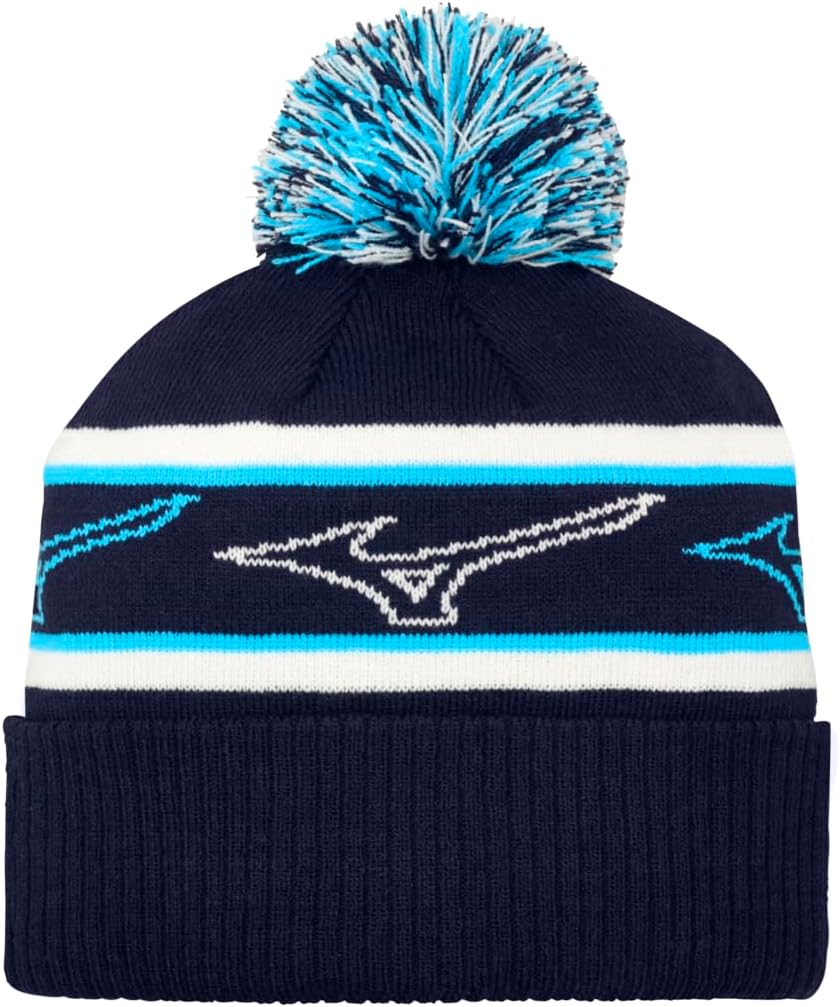 

Шапка Mizuno Unisex-Adult Tour Knit Pom, Navy