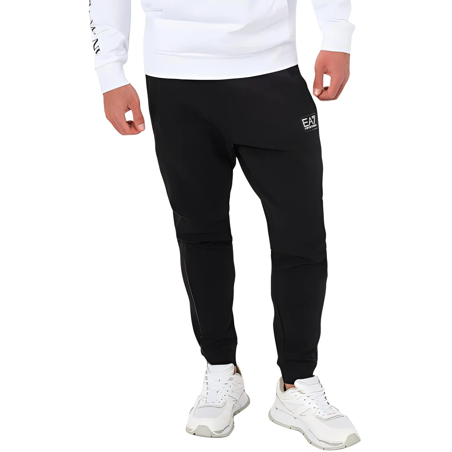 Брюки повседневные черные EMPORIO ARMANI