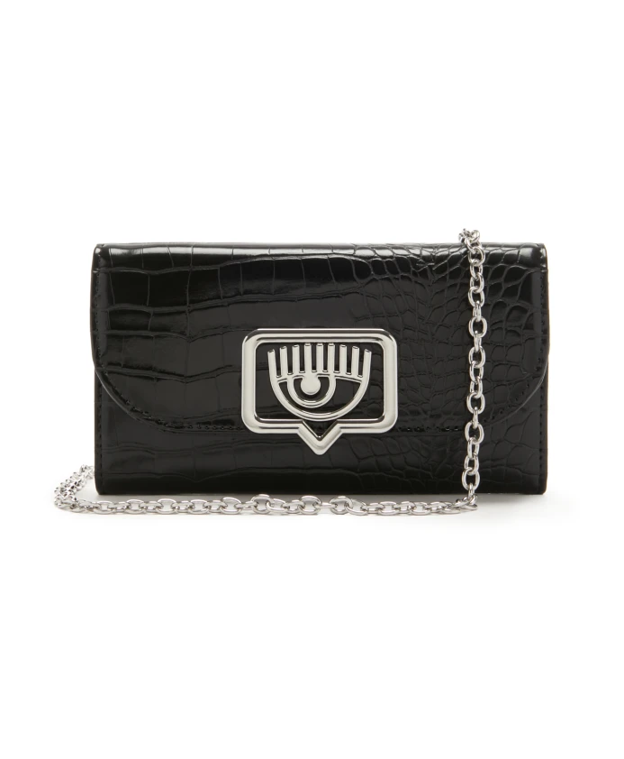 

Черная сумка через плечо из искусственной кожи Chiara Ferragni Collection, черный