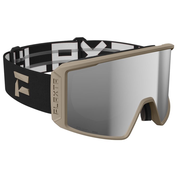 

Лыжные очки напоминают линзы из песчаника с серебряным зеркалом Flaxta