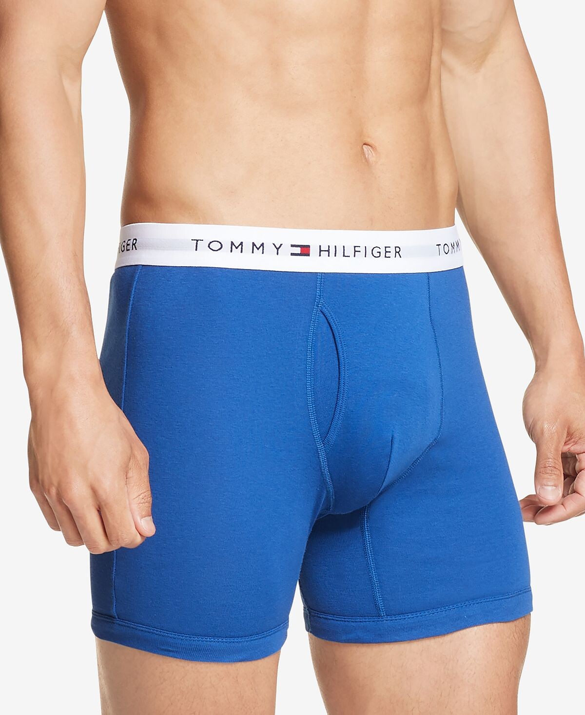 Мужские 3-комп. Классические хлопковые трусы-боксеры Tommy Hilfiger — фото 4