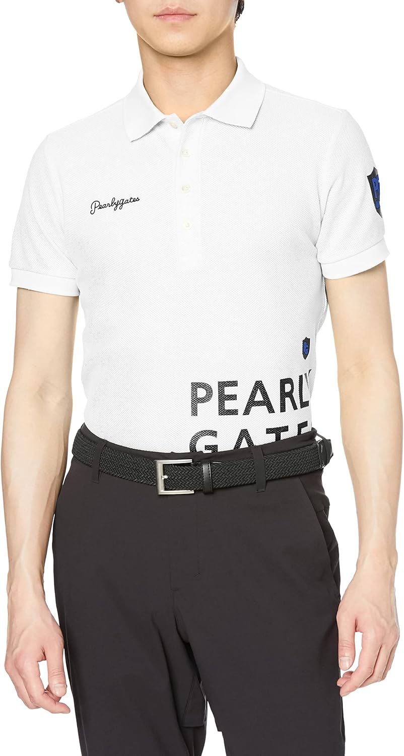 

Мужская поло-рубашка с коротким рукавом Parly Gates 053-3160401 (легкая, базовая) / для гольфа Pearly Gates, белый