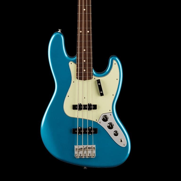 

Басс гитара Fender Vintera II 60s Jazz Bass Rosewood Fingerboard Lake Placid Blue With Gig Bag