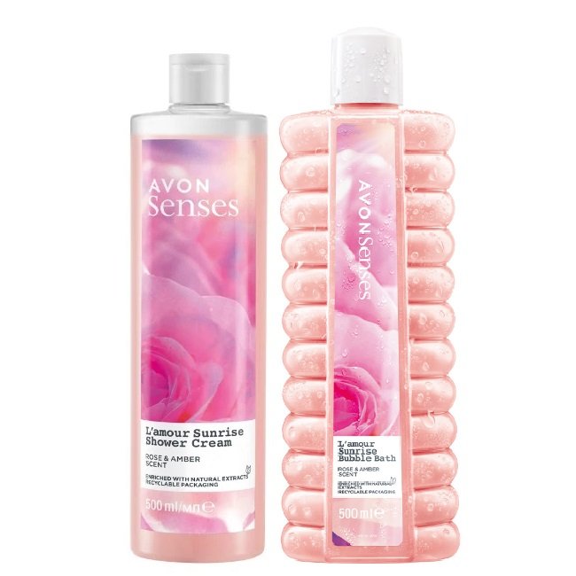 

Avon Senses L'amour Sunrise Set [Гель 500 мл + Жидкость 500 мл] Inna marka