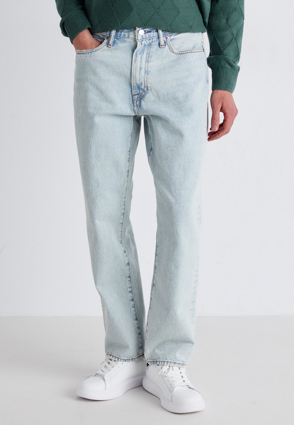 

Джинсы свободного кроя NEW LOOSE SUPER Abercrombie & Fitch, светло-голубой
