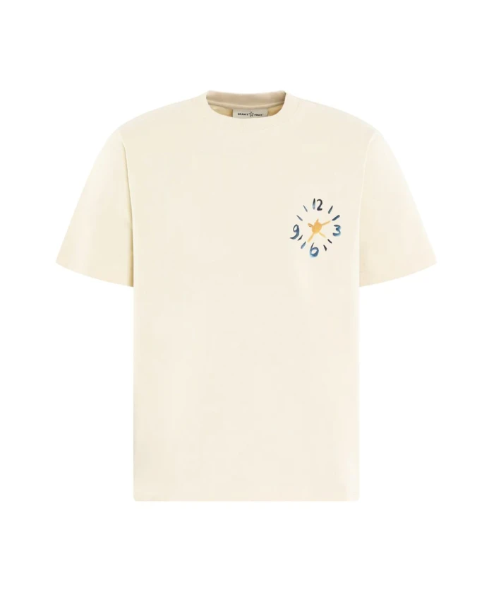 

Часы акриловая футболка бежевая Bram'S Fruit, бежевый