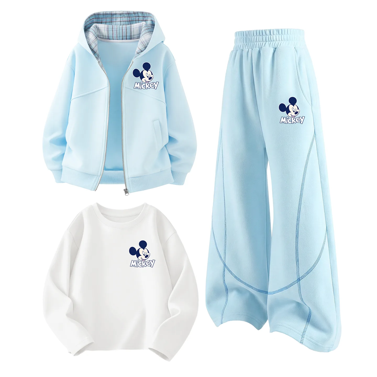 Детский спортивный комплект из 3 предметов Disney, Di Line K Pudding Blue+Di Line K Navy Blue+Di Line K White — фото 3