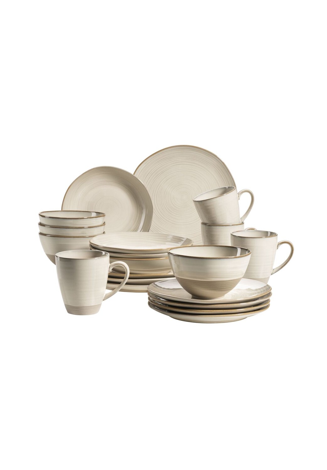 

Комбинированный сервис, Ceramics Nottingham MäSer, beige
