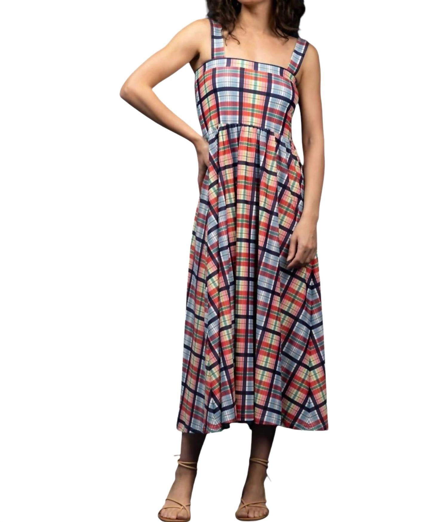 

Хитер миди-платье в прибрежную клетку SMITH & QUINN, Coastal Plaid