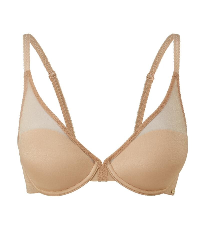 

Легкий бюстгальтер с подкладкой Glossies High Apex Gossard, бежевый