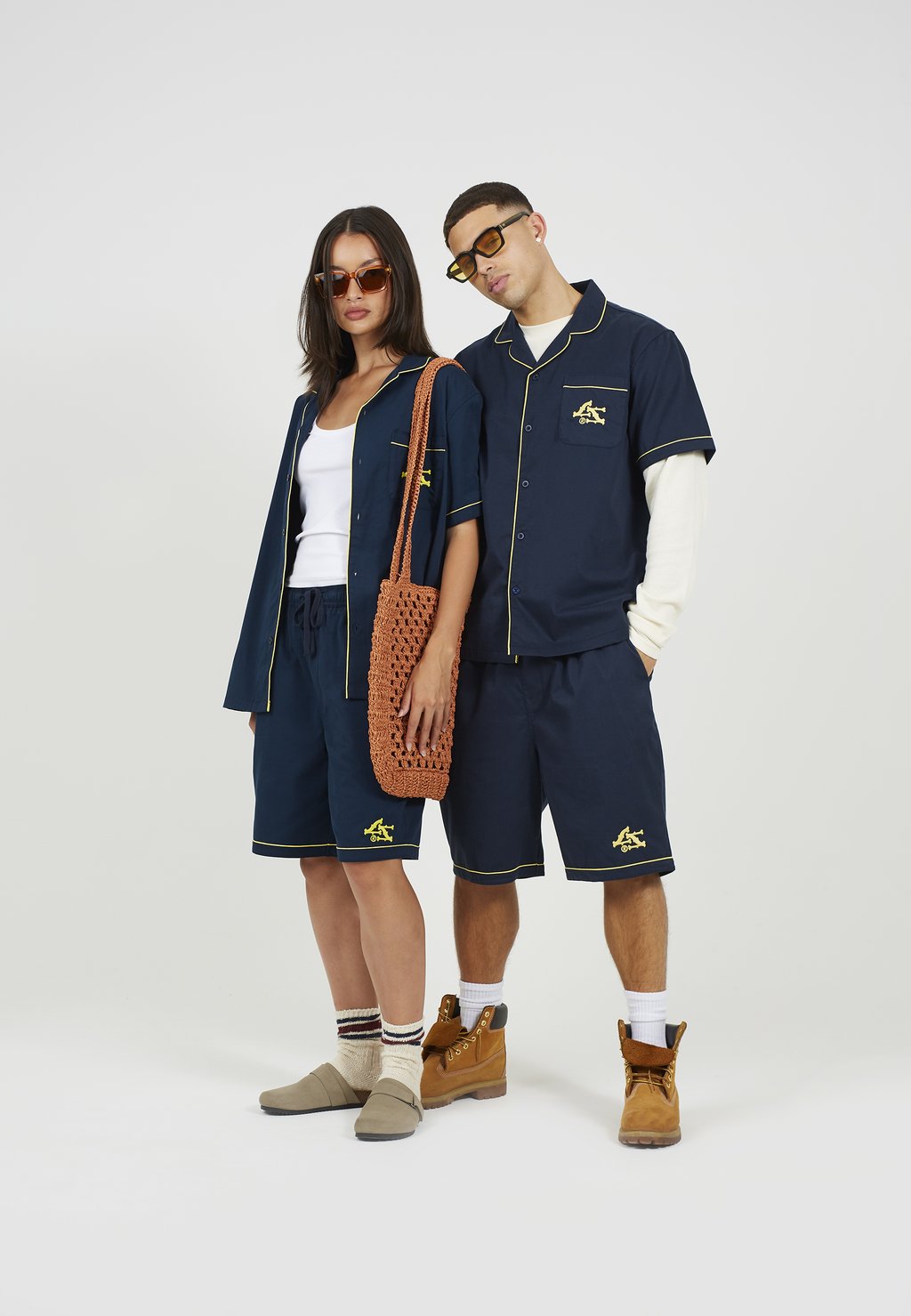

Блузка на пуговицах UNISEX LEGACY STUDIOS, темно-синий