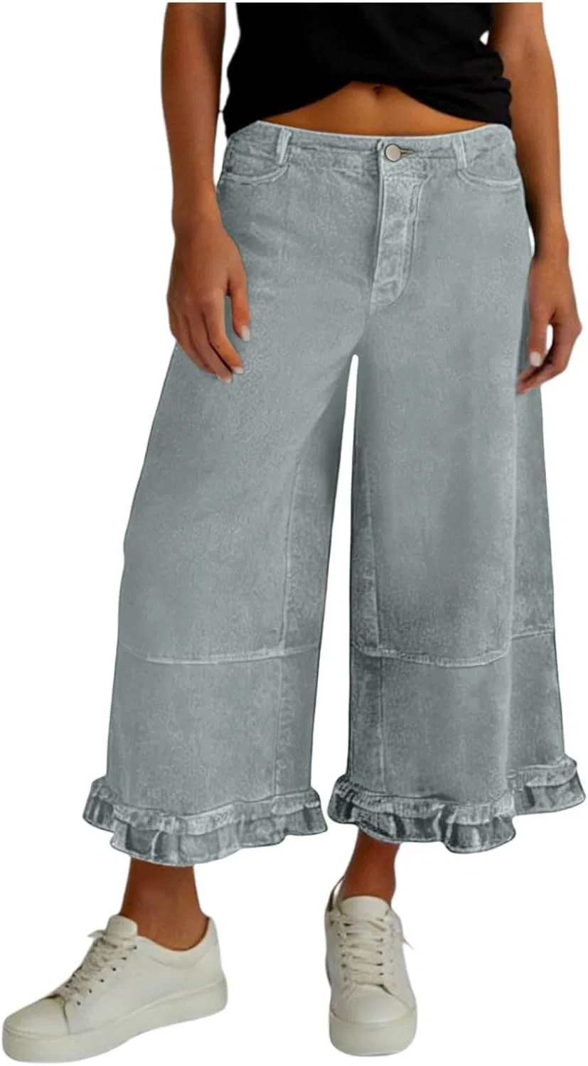 Джинсы Wide Leg Jeans, Light Blue