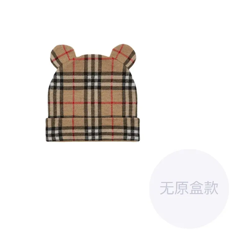 

Burberry Шерстяная шапка в клетку, Brown