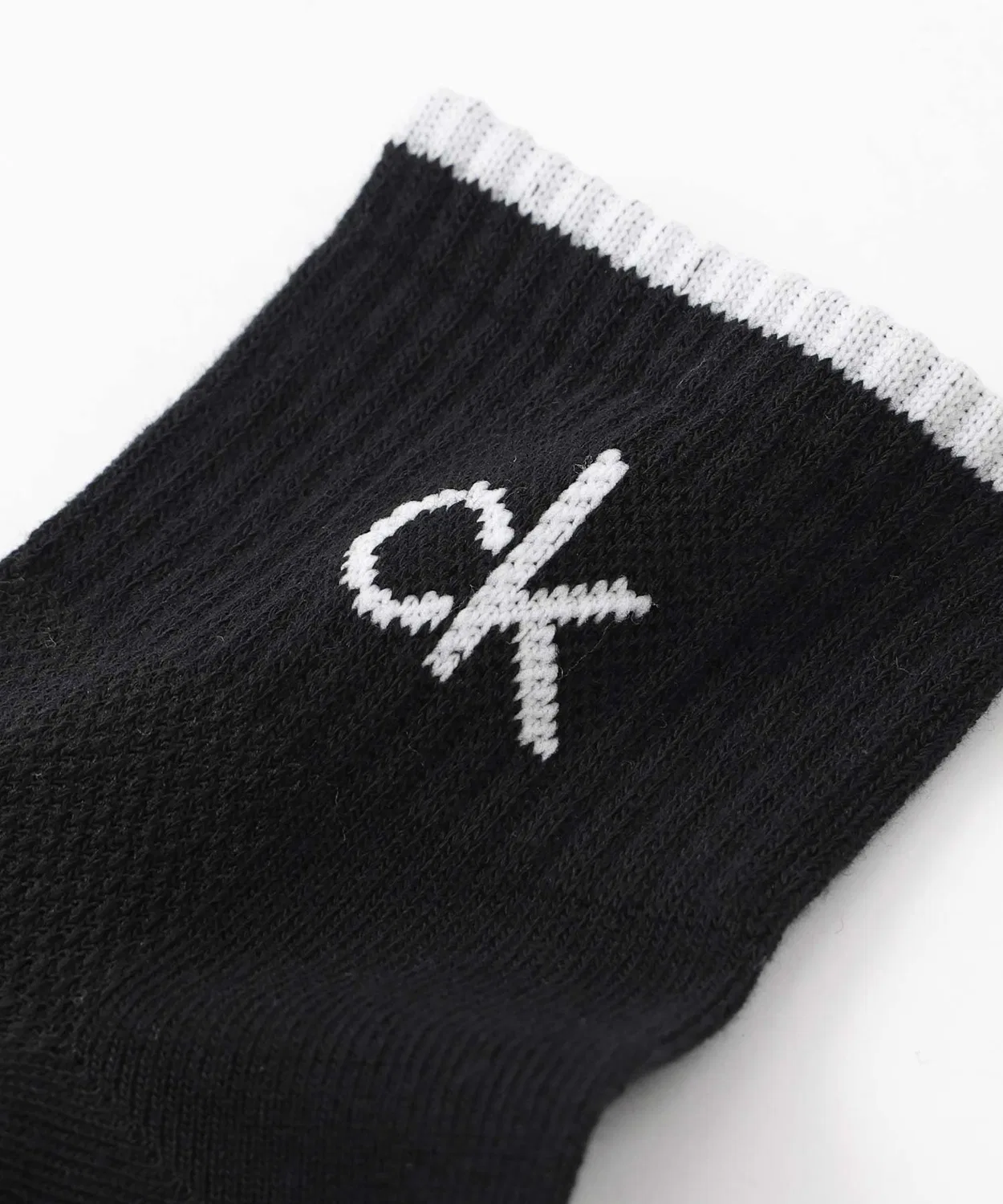 Носки Calvin Klein 3 пары, черные, короткие, антибактериальные — фото 2