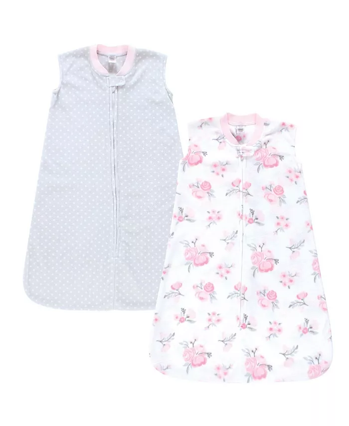 

Детский спальный мешок Baby Girls Hudson Plush, 2 шт., базовый розовый цветочный принт Hudson Baby