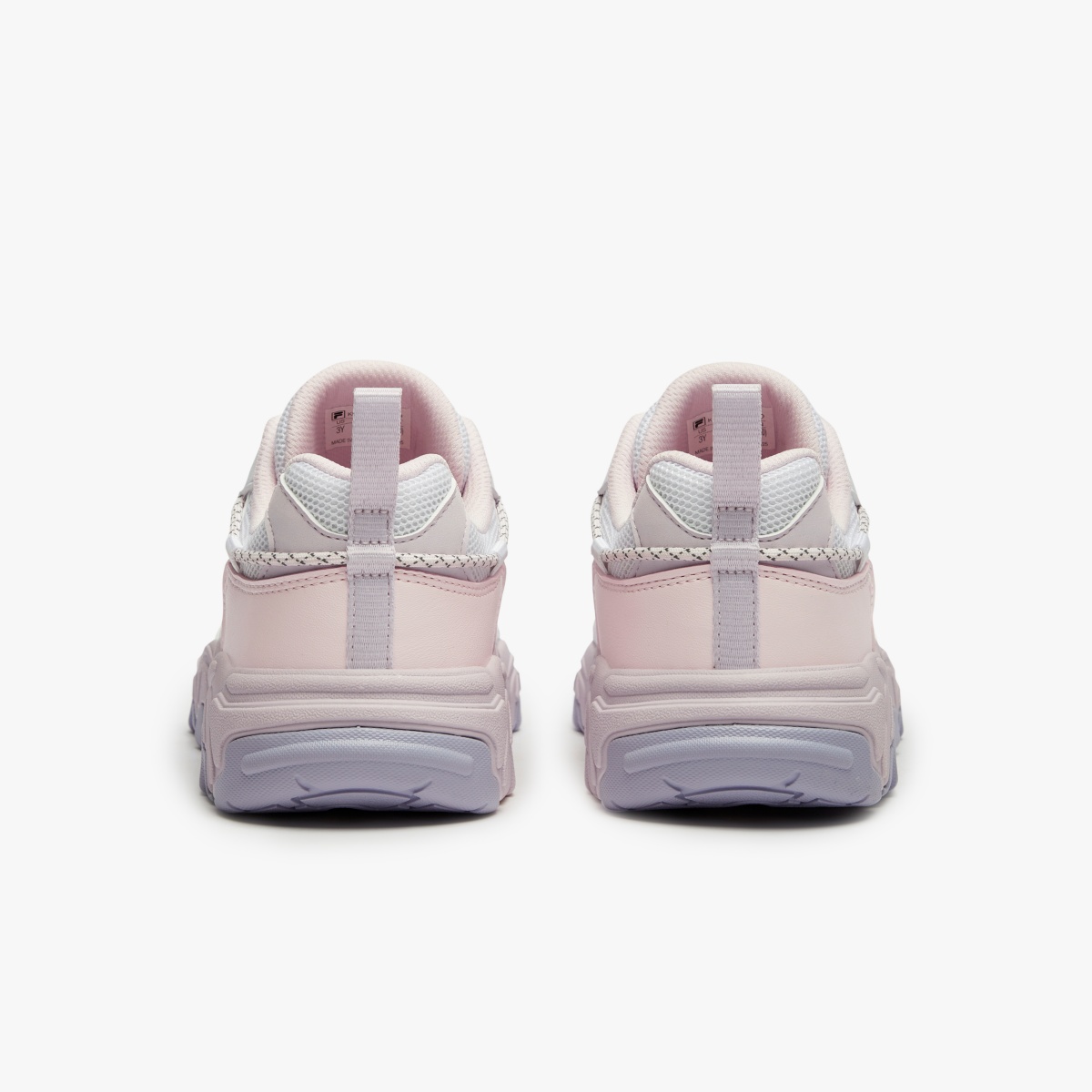 Легкие кроссовки с амортизаторами для детей и подростков FILA KIDS, белый/фиолетовый — фото 4