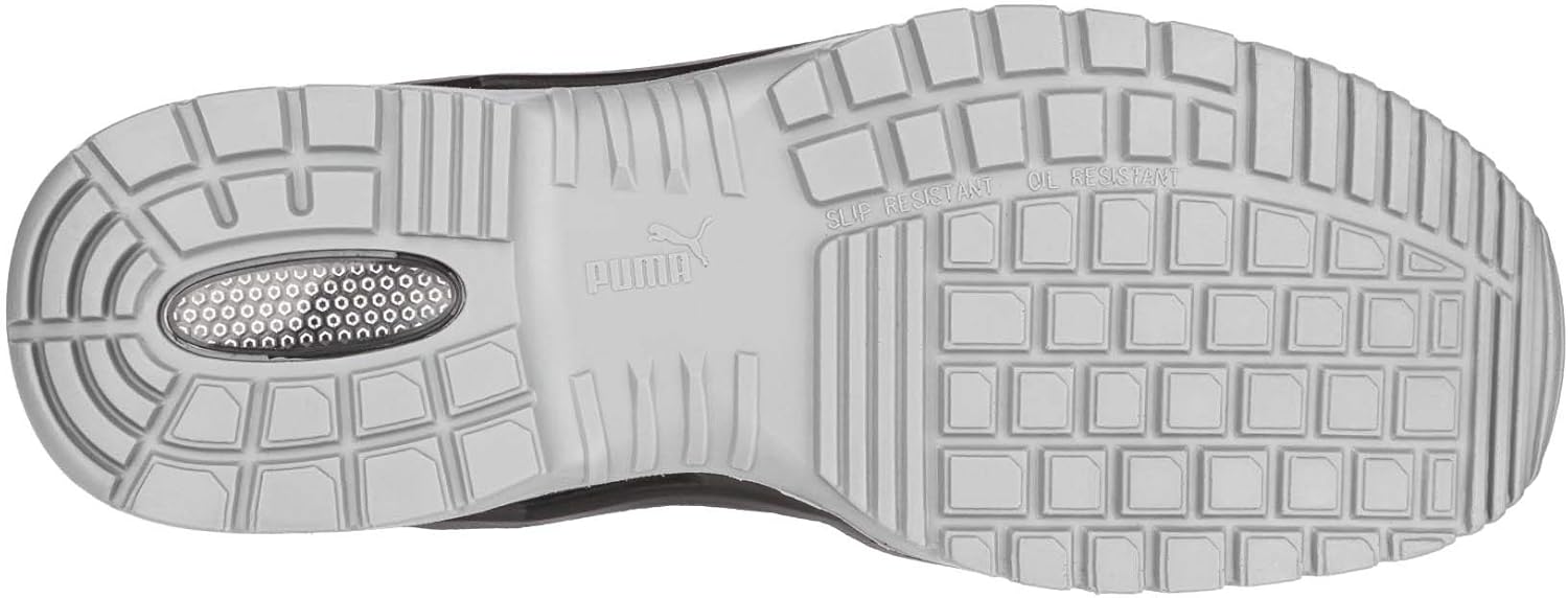 Защитные рабочие ботинки PUMA Safety Omni Low S1P SRC с металлическим носком, дышащие, нескользящие, с защитой от проникновения (мужские), оранжевый — фото 3