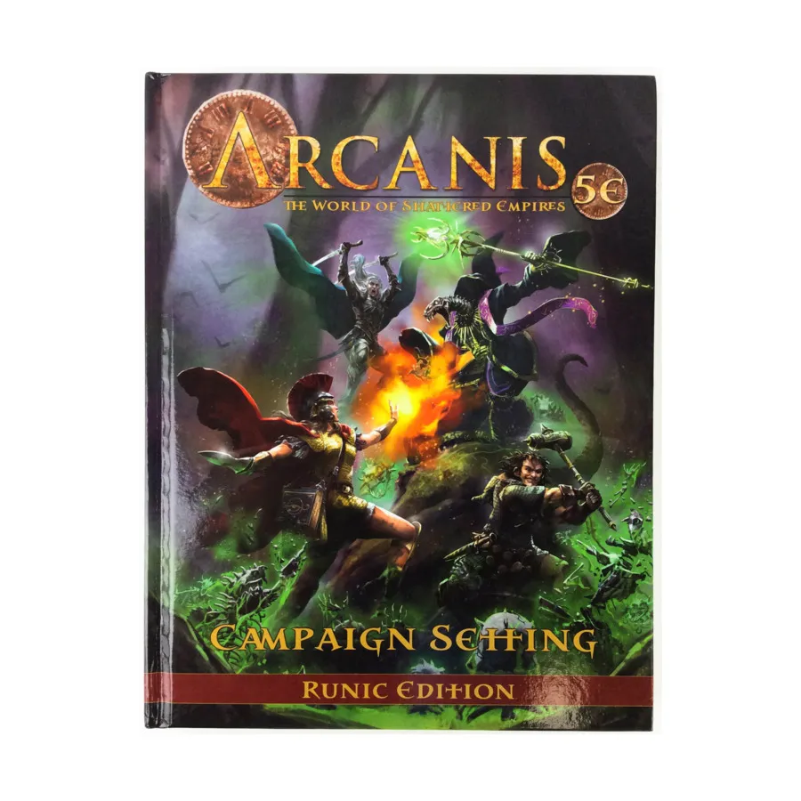 

Arcanis - The World of Shattered Empires Campaign Setting (Runic Edition), Arcanis - The World of Shattered Empires, твердый переплет