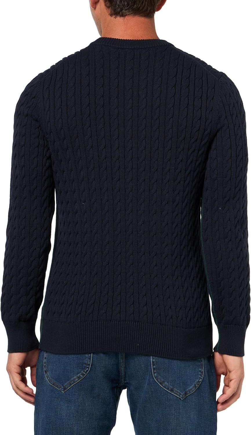 Свитер Lacoste Regular Fit, мужской, Navy Blue/Green — фото 2