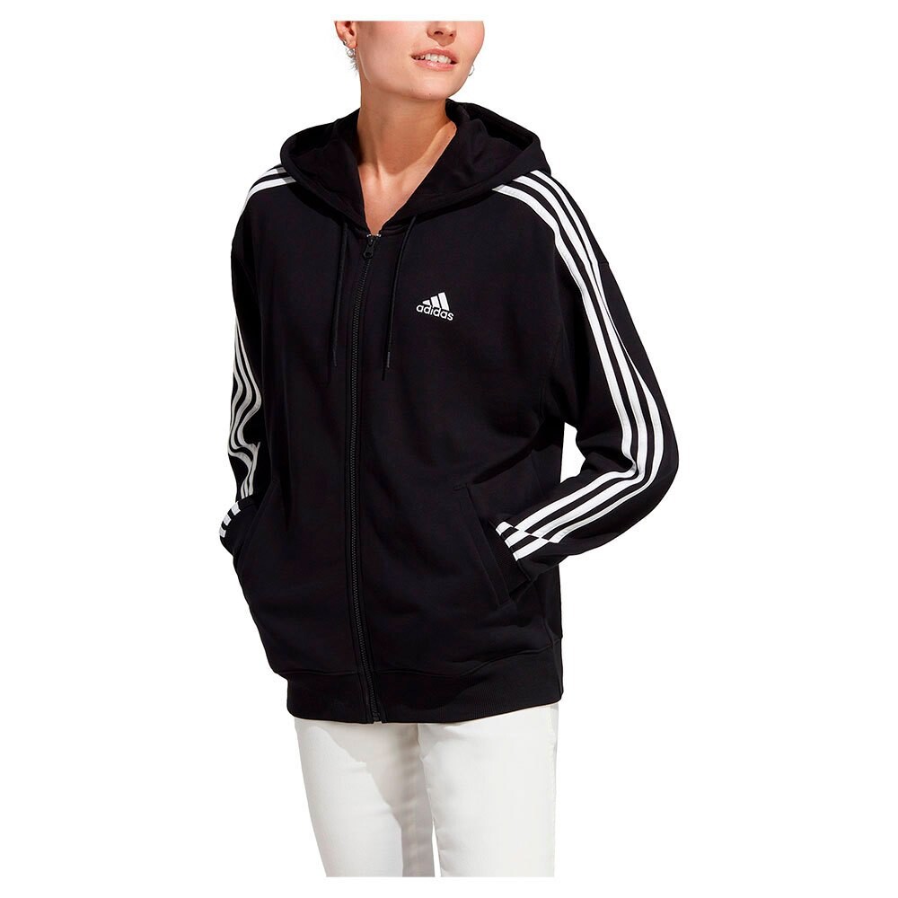 

Толстовка adidas 3S Ft O Full Zip, черный