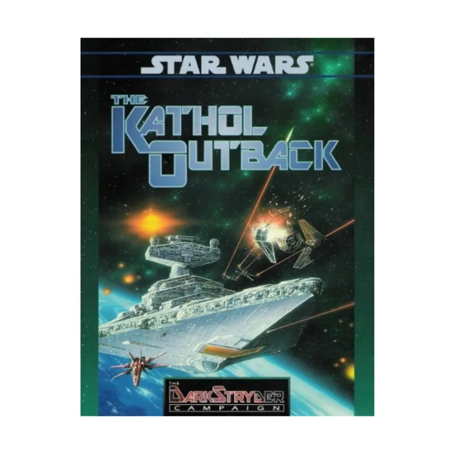 

Dark Stryder - The Kathol Outback, Star Wars Roleplaying Game - Adventures & Modules (West End Games), мягкая обложка