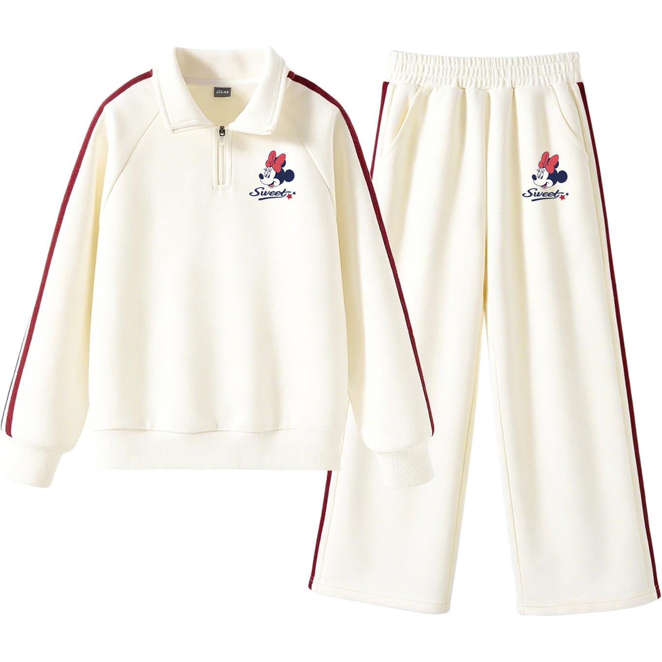 

Повседневная спортивная одежда для детей 3-7 лет Disney, слоновая кость