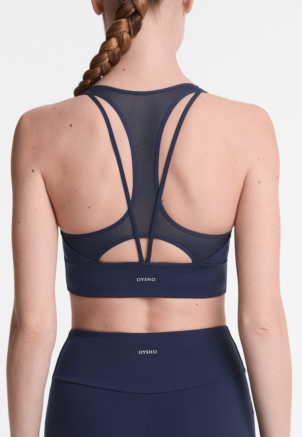 

Спортивный бюстгальтер MEDIUM-SUPPORT MESH COMFORTLUX OYSHO, темно-синий