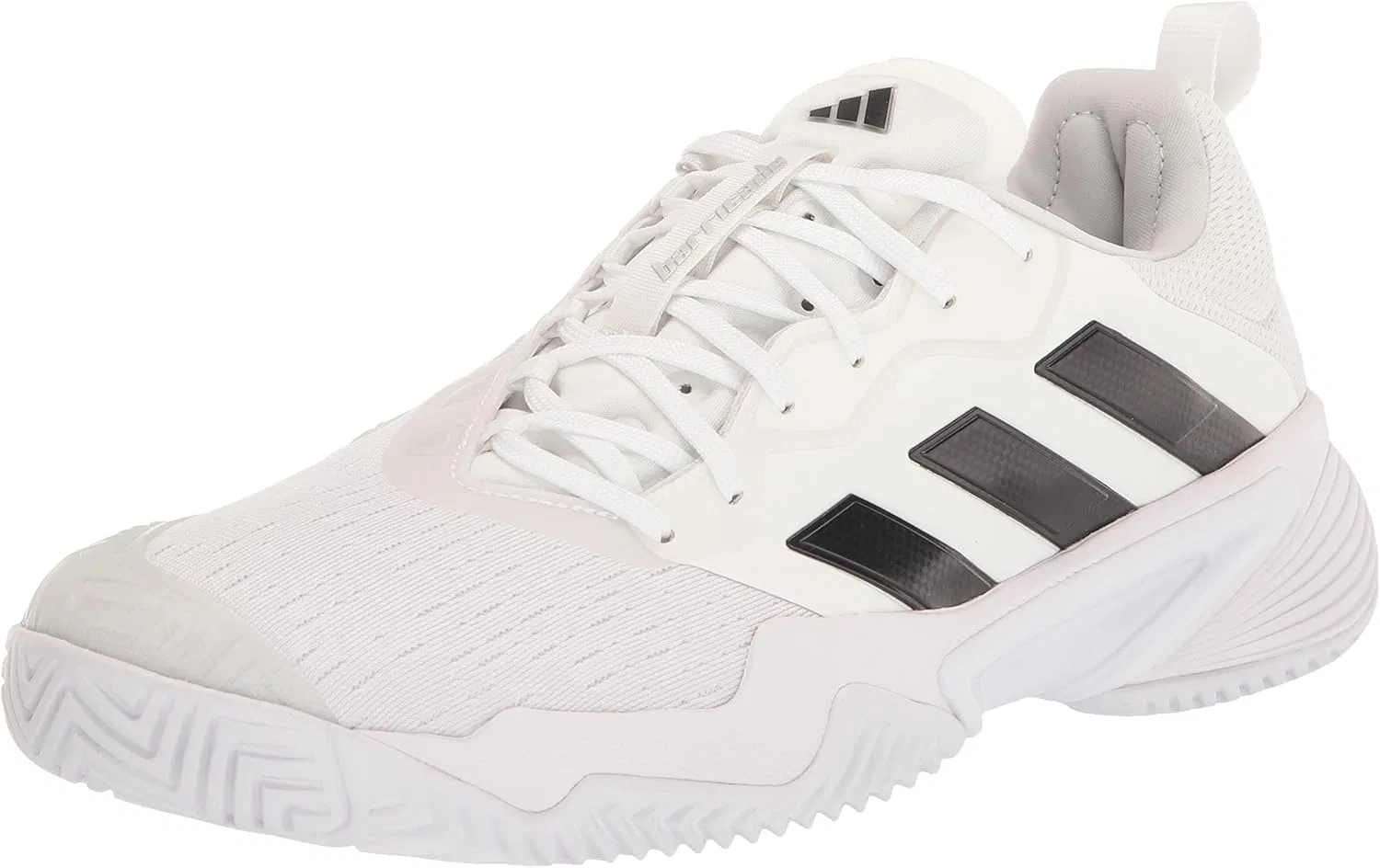 Кроссовки теннисные Adidas Barricade Clay, White/Core Black/Matte Silver