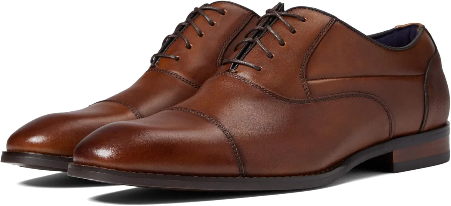 Мужские оксфорды Stacy Adams Kallum Toe Cap, Cognac