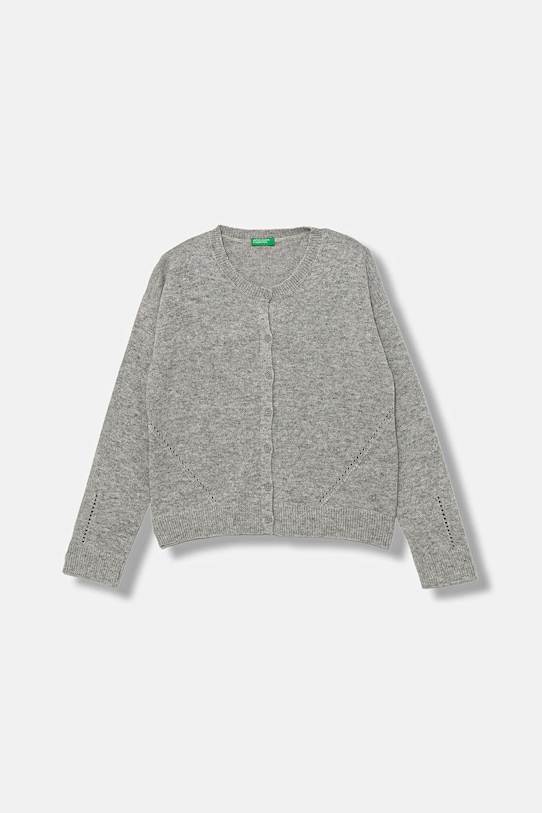 

Шерстяной кардиган United Colors Of Benetton, серый