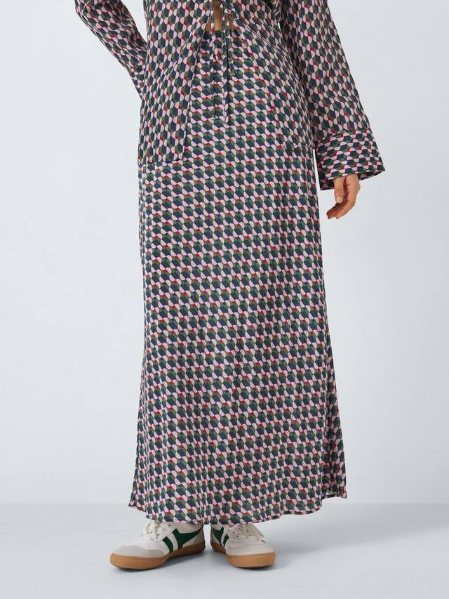 

Геометрическая юка с косым кроем John Lewis ANYDAY, Geo Print