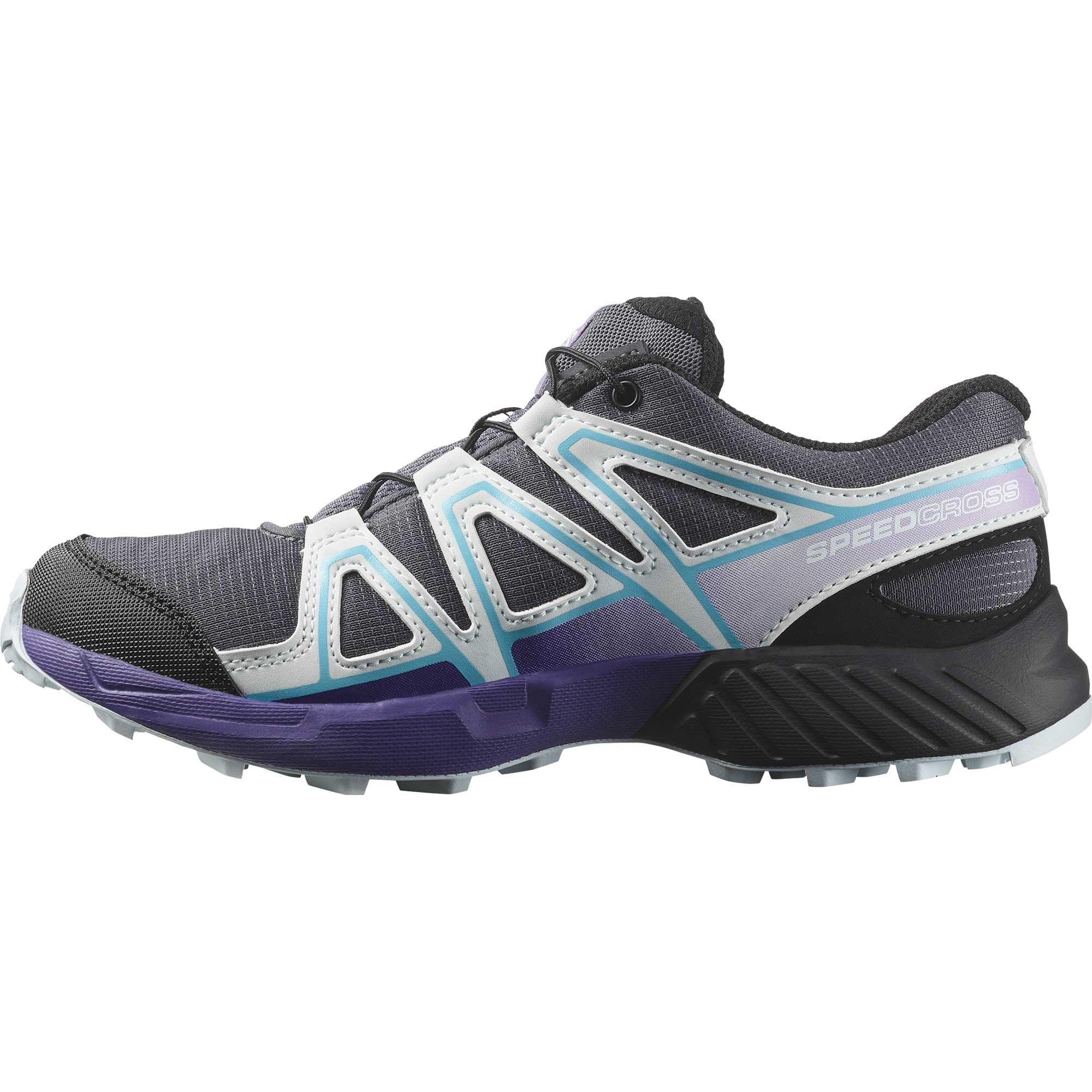 Детские походные ботинки Speedcross Salomon, Turbulence/Ballad Blue/Liberty — фото 2