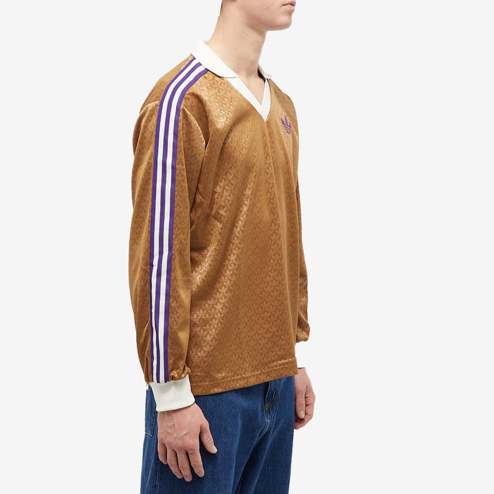Футболка adidas originals LogoVT IB3438, коричневый — фото 4