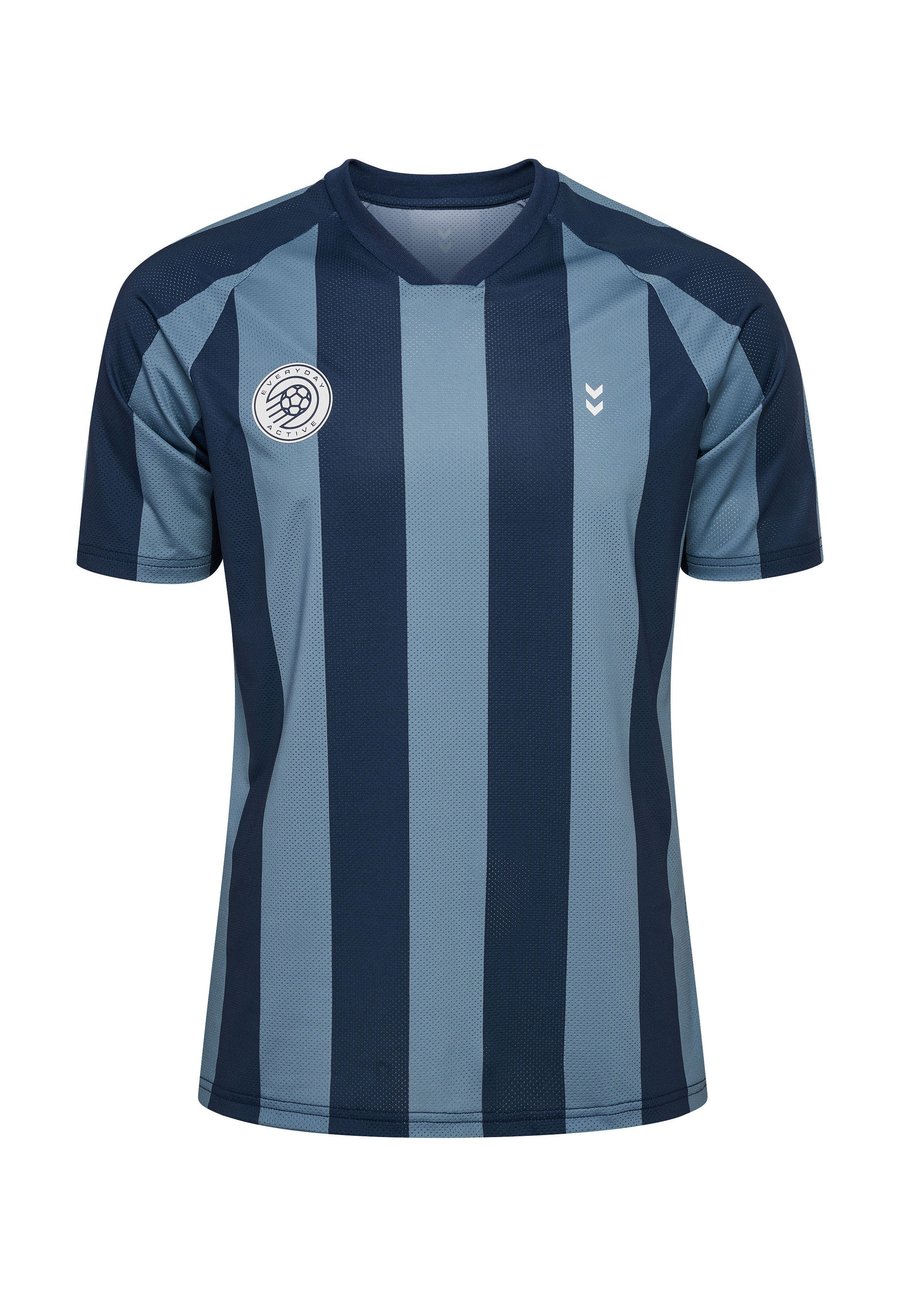 

Футболка Hummel Print T-shirt, Blue Mirage Dress Blue/Blue, Синий, Футболка Hummel Print T-shirt, Blue Mirage Dress Blue/Blue