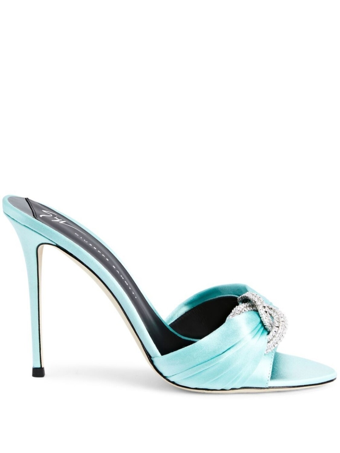 

Giuseppe Zanotti декорированные мюли Intriigo Knot, синий
