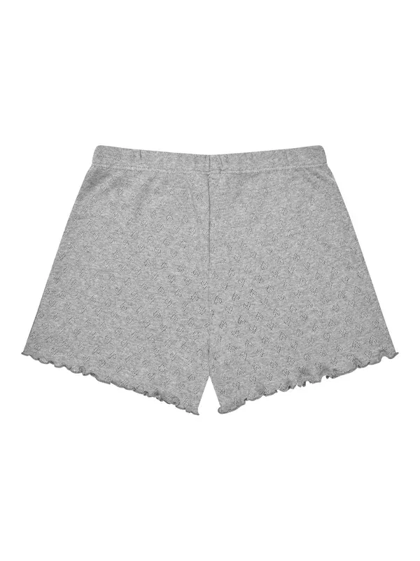 Шорты Pointelle heart shorts Copenhagen Colors, серый меланж — фото 2