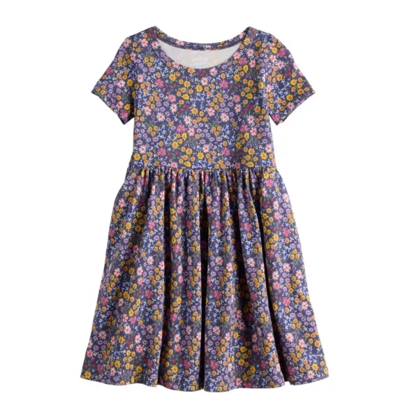

Платье для девочки с коротким рукавом Jumping Beans, цвет floral field purple