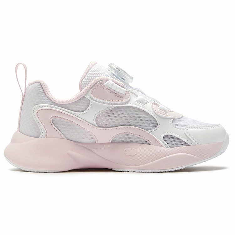 FILA KIDS Легкие амортизирующие низкие детские беговые кроссовки white/misty soft pink для детей 3-7 лет — фото 3