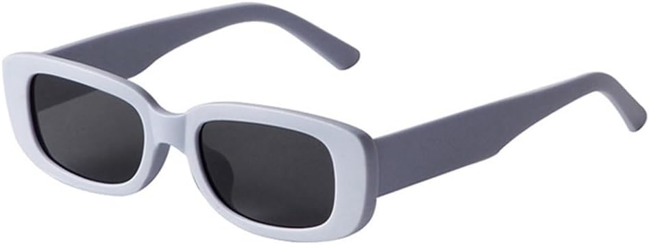 

Модные маленькие прямоугольные разноцветные женские солнцезащитные очки в стиле ретро, ​​конфетные оттенки, защита от УФ-излучения UV400, мужские желто-фиолетовые солнцезащитные очки TYUVIVO, Light Blue Gray