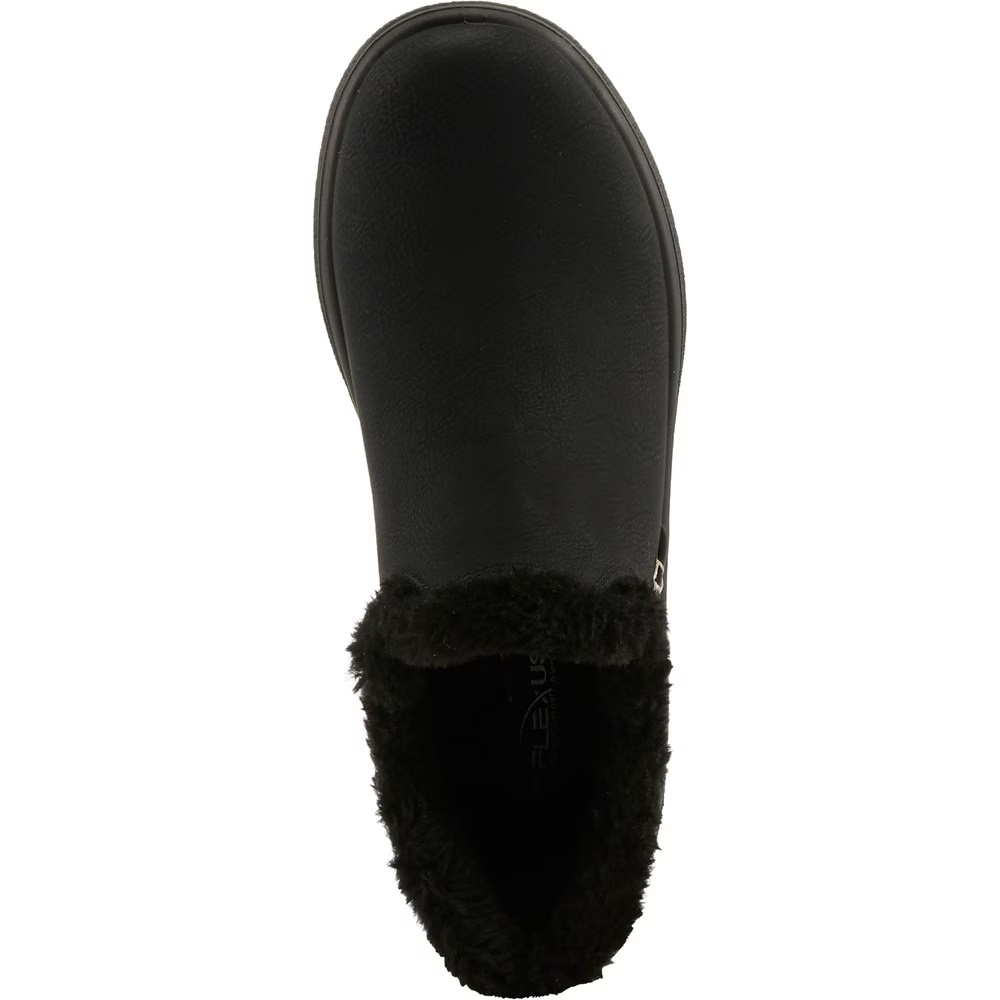 Сабо Bamabari slip-on для холодной погоды Flexus, черный — фото 4