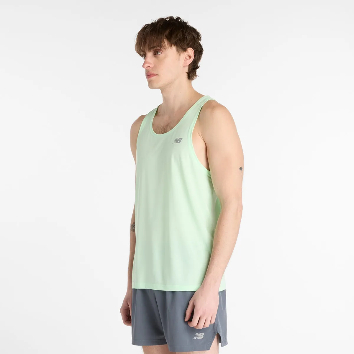 

Мужская спортивная майка Sport Essentials New Balance, зеленый