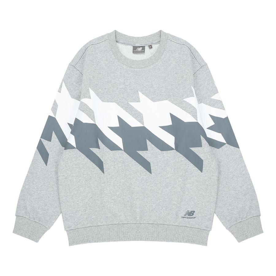 

Свитер New Balance Sweatshirt 'Grey White', серый