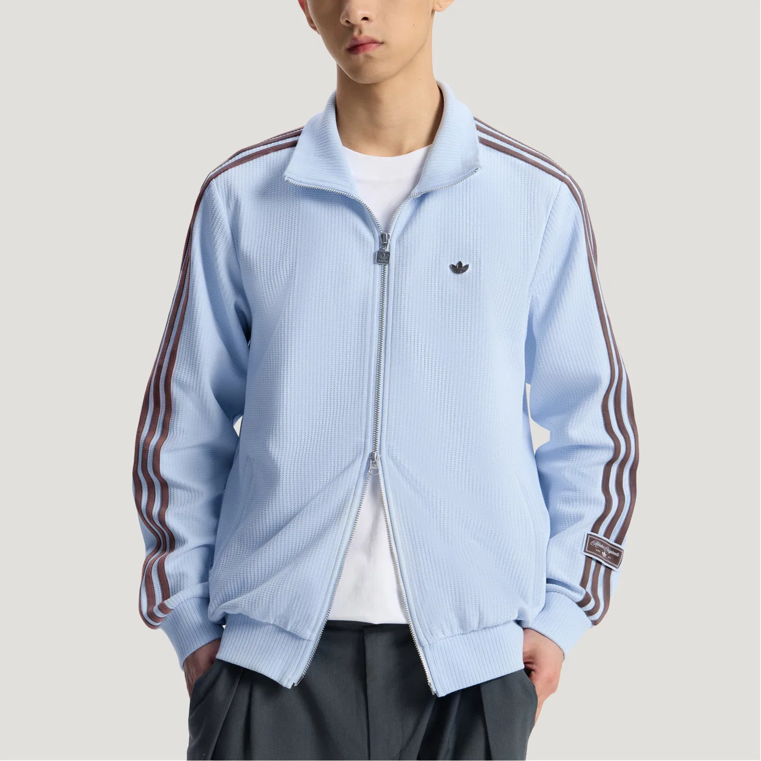 Куртка BECKENBAUER унисекс Adidas Originals, Crystal Blue — фото 4