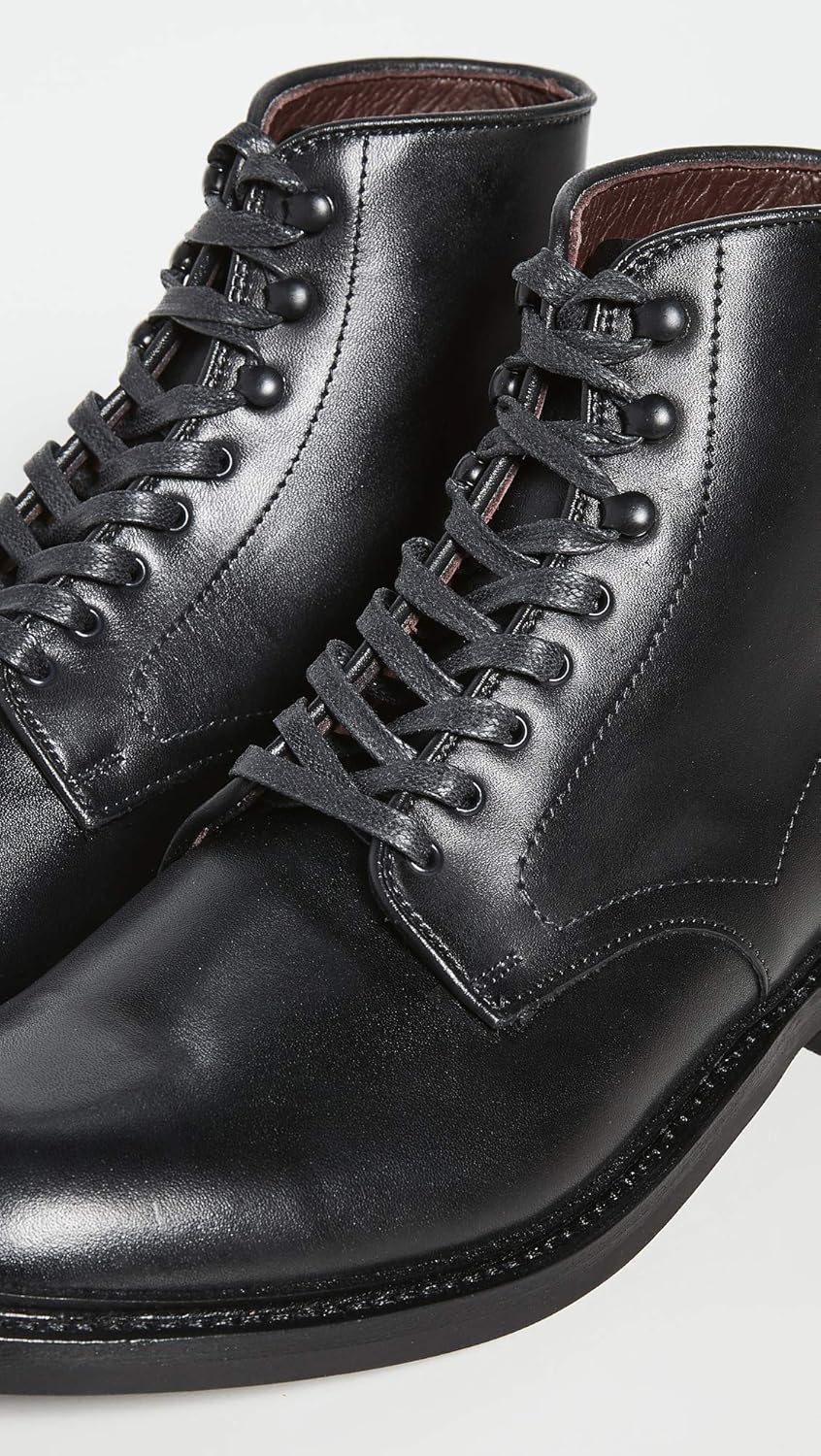 Мужские оксфорды Allen Edmonds Higgins M Wp с гладким носком, черный — фото 4