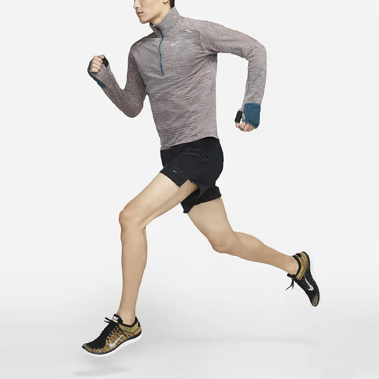 Nike Dri Fit свитшот мужской темно-бирюзовый Stand Collar Moderate Regular — фото 4