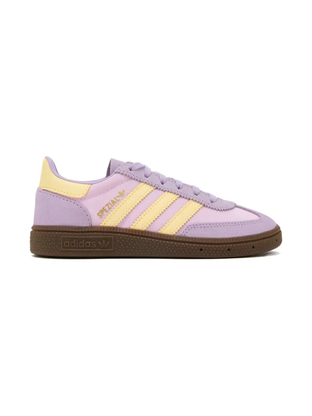 Кеды Handball Spezial с тремя полосками и заниженным верхом Adidas Kids, коричневый