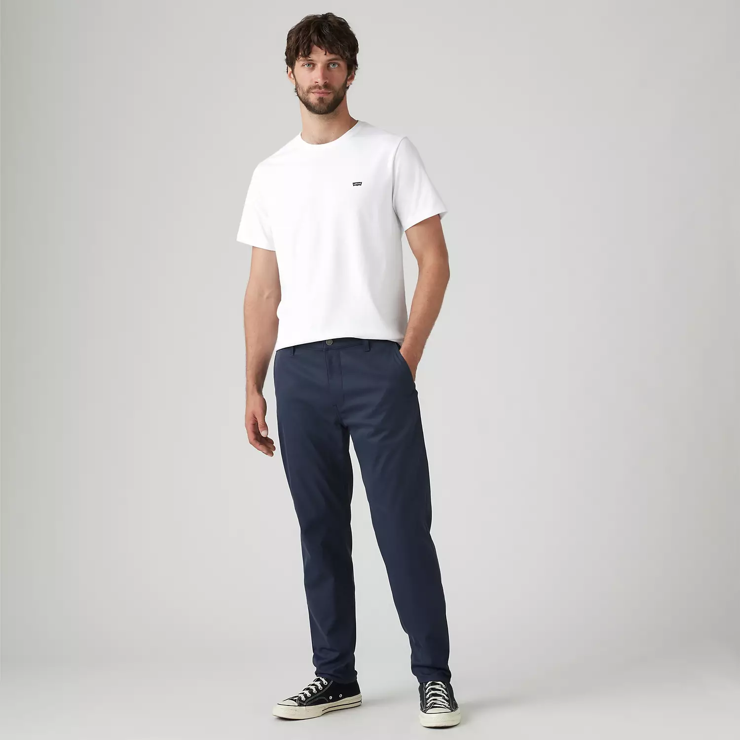 

Мужские брюки Levi's XX Chino Standard Taper Tech+, цвет Blue Nights - Blue