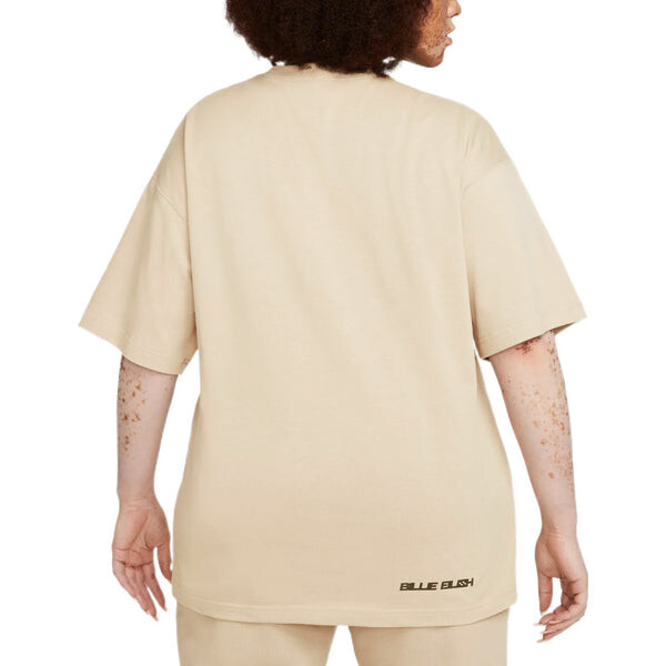 Футболка Nike x Billie Eilish Crossover SS22 Solid Color Loose Cozy Short Sleeve Asia Edition Couple Style Brown, мультиколор — фото 4